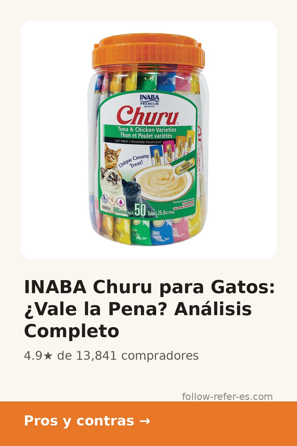 INABA Churu para Gatos: ¿Vale la Pena? Análisis Completo
